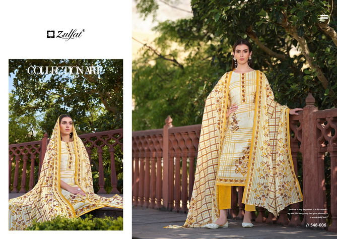 Farhana Vol 6 By Zulfat Printed Cotton Dress Material Wholesale Price In Surat